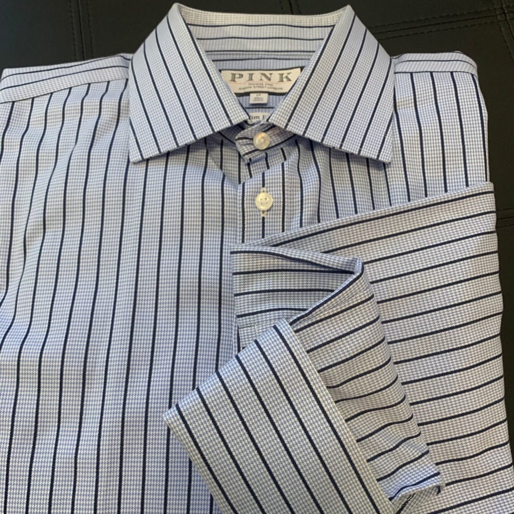 Men’s PINK by Thomas Pink French Cuff Dress Shirt